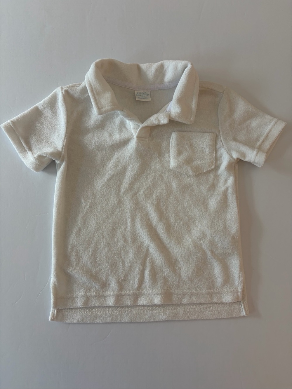 Edgehill Collection Toddler Terry Cloth Pullover Polo Shirt 2/3T Summer